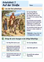 Vorschau - Arbeitsblätter - Bileams Esel sieht den Weg | Religion Klasse 3 Arbeitsblätter | Evangelische Religionslehre | 10 Arbeitsblätter als PDF - Seite 2