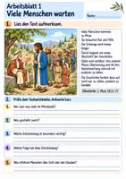 Vorschau - Arbeitsblätter - Jitro gibt Mose guten Rat | Religion Klasse 3 Arbeitsblätter | Evangelische Religionslehre | 10 Arbeitsblätter als PDF - Seite 1