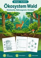 Vorschau - Arbeitsblätter - Ökosystem Wald, Klasse 9, Arbeitsheft - Deckblatt