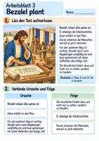 Vorschau - Arbeitsblätter - Bezalel baut das heilige Zelt | Religion Klasse 3 Arbeitsblätter | Evangelische Religionslehre | 10 Arbeitsblätter als PDF - Seite 3