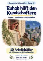 Vorschau - Arbeitsblätter - Rahab hilft den Kundschaftern | Religion Klasse 3 Arbeitsblätter | Evangelische Religionslehre | 10 Arbeitsblätter als PDF - Deckblatt