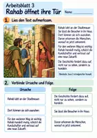 Vorschau - Arbeitsblätter - Rahab hilft den Kundschaftern | Religion Klasse 3 Arbeitsblätter | Evangelische Religionslehre | 10 Arbeitsblätter als PDF - Seite 3