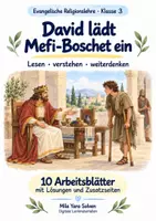 Vorschau - Arbeitsblätter - David lädt Mefi-Boschet ein | Religion Klasse 3 Arbeitsblätter | Evangelische Religionslehre | 10 Arbeitsblätter als PDF - Deckblatt