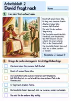 Vorschau - Arbeitsblätter - David lädt Mefi-Boschet ein | Religion Klasse 3 Arbeitsblätter | Evangelische Religionslehre | 10 Arbeitsblätter als PDF - Seite 2