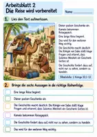 Vorschau - Arbeitsblätter - Die Königin von Saba besucht Salomo | Religion Klasse 3 Arbeitsblätter | Evangelische Religionslehre | 10 Arbeitsblätter als PDF - Seite 2
