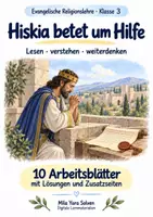 Vorschau - Arbeitsblätter - Hiskia betet um Hilfe | Religion Klasse 3 Arbeitsblätter | Evangelische Religionslehre | 10 Arbeitsblätter als PDF - Deckblatt