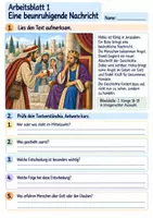 Vorschau - Arbeitsblätter - Hiskia betet um Hilfe | Religion Klasse 3 Arbeitsblätter | Evangelische Religionslehre | 10 Arbeitsblätter als PDF - Seite 1