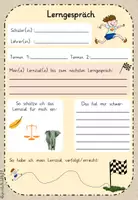 Vorschau - Merkblätter - Lerngespräch (Dokumentationsblatt) mit Gesprächskärtchen - Seite 2