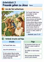 Vorschau - Arbeitsblätter - Jesus hilft dem Hauptmann | Religion Klasse 3 Arbeitsblätter | Evangelische Religionslehre | 10 Arbeitsblätter als PDF - Seite 3