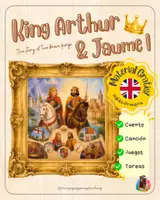 Vista previa - Hojas de trabajo - KING ARTHUR AND JAUME I: STORYTELLING - Portada