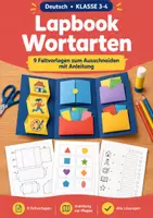 Vorschau - Arbeitsblätter - Wortarten, Klasse 3-4, Lapbook mit Lösung - Deckblatt