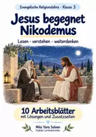 Vorschau - Arbeitsblätter - Jesus begegnet Nikodemus | Religion Klasse 3 Arbeitsblätter | Evangelische Religionslehre | 10 Arbeitsblätter als PDF - Deckblatt