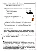 Vorschau - Arbeitsblätter - Quiz zur Orchester-Reportage (mit Lösung) - Seite 2