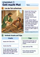 Vorschau - Arbeitsblätter - Ananias hilft Saulus | Religion Klasse 3 Arbeitsblätter | Evangelische Religionslehre | 10 Arbeitsblätter als PDF - Seite 3