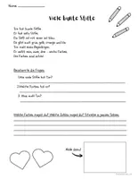 Vorschau - Arbeitsblätter - 30 Lesetexte für Kinder - A1 Niveau, DaF/DaZ - Seite 1