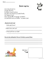 Vorschau - Arbeitsblätter - 30 Lesetexte für Kinder - A1 Niveau, DaF/DaZ - Seite 3