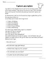Vorschau - Arbeitsblätter - 30 Lesetexte für Kinder - A2 Niveau, DaF/DaZ - Seite 1