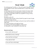 Vorschau - Arbeitsblätter - 30 Lesetexte für Kinder - A2 Niveau, DaF/DaZ - Seite 2