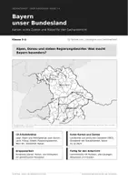 Vorschau - Arbeitsblätter - Bayern Sachunterricht Klasse 3/4: unser Bundesland - Deckblatt