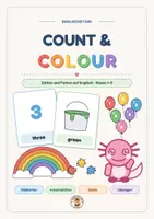 Vorschau - Arbeitsblätter - Englisch Klasse 1/3: Count & Colour – Zahlen und Farben auf Englisch, Bildkarten und Arbeitsblätter - Deckblatt