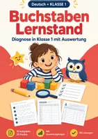 Vorschau - Arbeitsblätter - Buchstaben Lernstand, Jahresset Deutsch, Klasse 1 - Seite 1