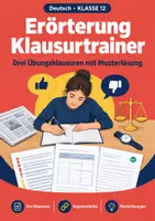 Vorschau - Arbeitsblätter - Erörterung Klausurtrainer, Klasse 12 - Deckblatt