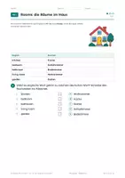 Vorschau - Arbeitsblätter - My house Englisch, Klasse 3-4, Übungen - Seite 3