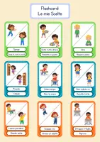 anteprima - Flashcard - Flashcard: Le mie Scelte. 9 carte e 5 attività sull'impulsività: cosa fare invece di spingere, urlare o scappare, per BES, DSA e autismo - Pagina di copertina