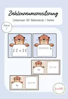 Vorschau - Fördermaterial/Inklusion - Zahlenraumerweiterung_100 / Tafelmaterial / Mathestarter - Deckblatt