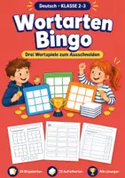 Vorschau - Arbeitsblätter - Wortarten Bingo, Klasse 2-3, Spielkarten - Deckblatt
