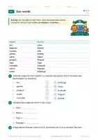 Vorschau - Arbeitsblätter - Zoo animals Englisch, Klasse 3-4, Übungen - Seite 3