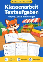 Vorschau - Test - Klassenarbeit Textaufgaben, Klasse 4 - Deckblatt