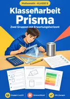 Vorschau - Test - Klassenarbeit Prisma, Klasse 8, 2 Gruppen - Deckblatt