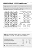 Vorschau - Arbeitsblätter - Planquadrate Erdkunde: Geheimschrift-Rätsel Deutschland - Deckblatt