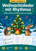 Vorschau - Arbeitsblätter - Weihnachtslieder Musik, Klasse 3-4, Heft - Deckblatt