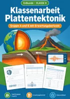 Vorschau - Test - Klassenarbeit Plattentektonik, Klasse 8 - Deckblatt