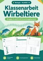 Vorschau - Arbeitsblätter - Klassenarbeiten Biologie Klasse 5-7: Wirbeltiere, Zelle - Seite 1
