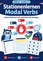 Vorschau - Arbeitsblätter - Stationenlernen Modal Verbs, Klasse 7-8 - Deckblatt