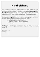 Vorschau - Arbeitsblätter - Satzzeichen, Nomen & Verben - Wiederholung - Seite 1