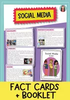 Vorschau - Arbeitsblätter - Social Media Englisch Klasse 6/7 – Infokarten & Arbeitsheft (Fact Cards) - Deckblatt