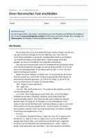Vorschau - Klassenarbeiten - Kurzgeschichte erschließen Kl. 10 Bayern – mit Musterlösung - Seite 1