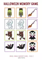 anteprima - Esercizi - Halloween Memor.y Game, vocabolario inglese - English vocabulary review - Pagina 2
