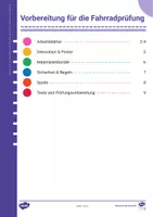 Vorschau - Arbeitsblätter - Materialien in Vorbereitung auf die Fahrradprüfung - Seite 1