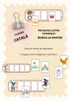 Vista previa - Refuerzo / NEE / Materiales de apoyo - La primera lletra de cada imatge - Portada