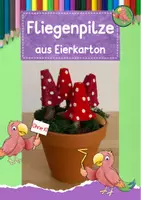Vorschau - Mal- und Bastelvorlagen - Werken Grundschule, Pilze im Topf, Herbst - Deckblatt