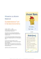 Vorschau - Stundenentwürfe - Ich habe wer hat Lesespiel WOHNEN - Unser Haus - Seite 1