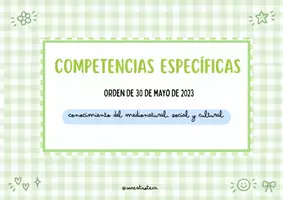 Vista previa - Unidades / Secuencias / Situaciones de Aprendizaje - Elementos curriculares del área de educación primaria - página 1