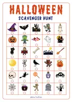 anteprima - Esercizi - Halloween Scavenger Hunt & Vocabulary, Caccia al Tesoro Inglese - Pagina 3