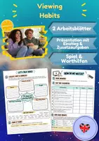 Vorschau - Stundenentwürfe - Viewing Habits - Arbeitsblätter & Präsentation - Deckblatt
