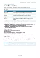 Vorschau - Klassenarbeiten - Schulaufgabe Erzählen Kl. 5 – mit Musterlösung - Deckblatt